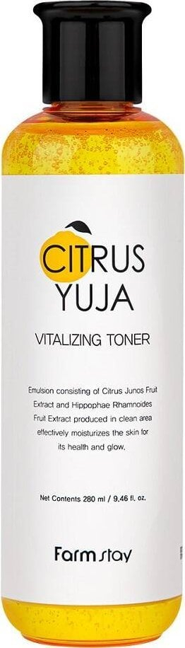 Toner fytyre Farmstay Citrus Yuja Vitalizing, 280ml, hidratues, për fytyrë