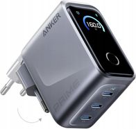 Karikues muri Anker Prime, 160W, 3 porta USB C, gri