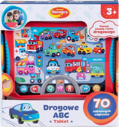 Lodër edukative Kids Hits Hit Pad, për kalamaj 3+, makina dhe kamionë, shumëngjyrëshe