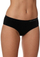 Tanga hipster për femra Brubeck HI00043A Comfort Cotton, pa qepje, masa M, e zezë