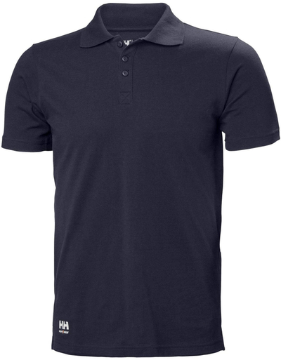 Bluzë polo Helly Hansen Classic, 100% pambuk, për burra, S, blu navy e errët