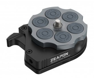 Адаптер за статив Zeapon Quick Release Revolver, брз систем за монтирање, метален, црн