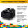 Kuti tavoline LEGO, me sirtar, e zezë