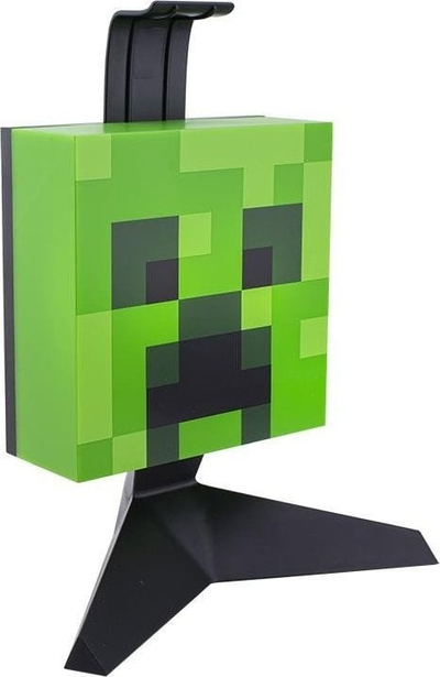 Qëndrim kufjesh Paladone Minecraft Creeper Head Light, me dritë LED, USB, jeshile