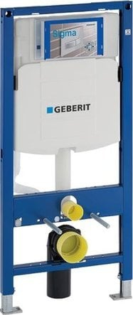 Kornizë murale Geberit Duofix H112 UP320, për WC të varur, me depozitë uji të fshehur