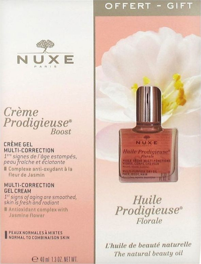 Set dhurate krem dite per fytyre Nuxe Creme Prodigieuse Boost, 40ml