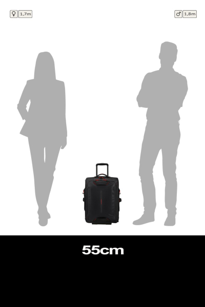 Çantë Duffle Me 2 Rrota Samsonite Ecodiver 55/20 Ngjyrë E Zezë