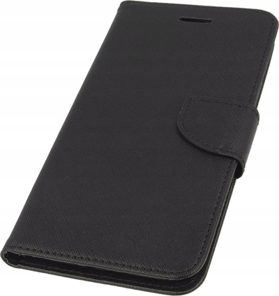Kapak libër Smart Case për iPhone 13 Mini, me magnet, me xhep për karta, ngjyrë e zezë