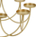 Mbajtëse qirinjsh Home Styling Collection Loft, metal, për 8 tealight, ngjyrë ari