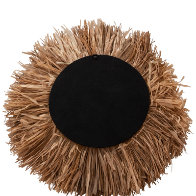 Dekor muri Labro Round, fibra sisali, 60cm, ngjyrë natyrale
