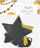 Girlandë dekorative Party Time Star, 3m, në formë yjesh, e artë dhe e zezë