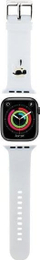 Rryp ore Karl Lagerfeld Karl Head NFT, për Apple Watch 42/44, silikon, i bardhë