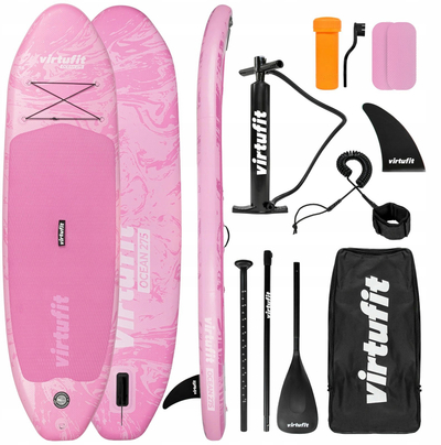 Dërrasë SUP Virtufit Ocean 275 VF06089, e fryrë, me aksesorë, rozë