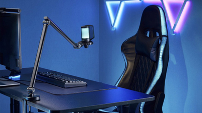 Krah mikrofoni Deltaco Gaming GAM-172, për streaming, universal, i zi