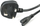Kabllo energjie StarTech BS 1363 Power (UK) - C7 IEC 60320, 1m, e zezë