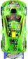 Makina lodër Dickie Streets Beatz Speed Tronic, 20 cm, drita dhe muzikë