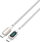 Kabllo USB C në USB C 4smarts PD, 3m, 100W, e bardhë