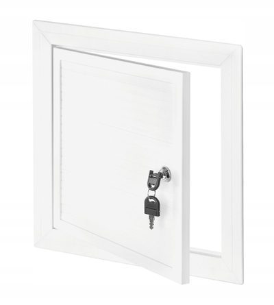 Derë teknike Awenta MKOM42, PVC, 60 x 80 cm, e bardhë