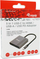 Адаптер USB-C Equip 3 во 1, HDMI, USB-A, Power Delivery, сив