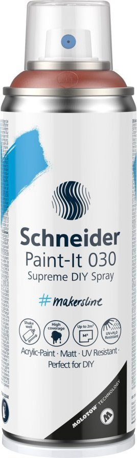 Spraj akrilik Schneider Paint-It 030, 200ml, bakër metalik