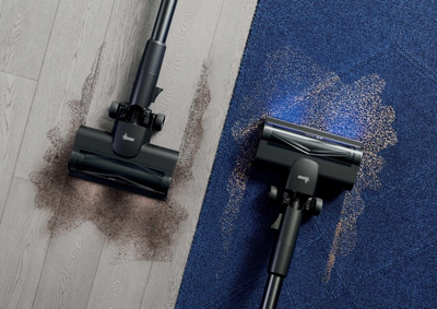 Fshesë me korrent vertikale Hoover HF610HX 011, pa kabllo, 40 min, 0.7L, e zezë