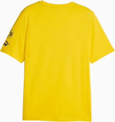 Bluzë Puma Borussia Dortmund FtbCore Graphic Tee, për burra, pambuk, e verdhë