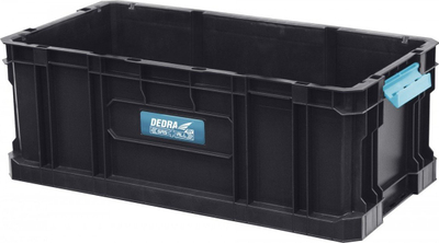 Kuti veglash Dedra Large Open Tool Box 200, sistem SAS, e zezë