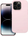 Futera silikoni Roar Cloud-Skin, për iPhone 16 Plus, mban karikimin me wireless, rozë e çelët