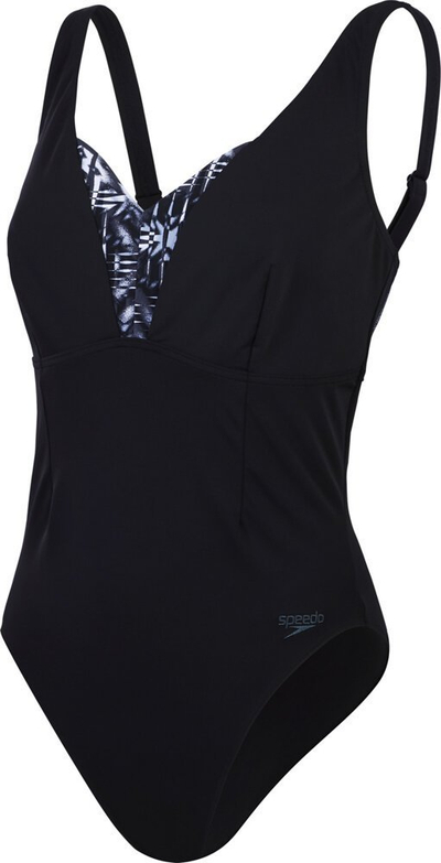 Kostum banje Speedo OpusGem DD+, shaping, për gra, i zi/gri