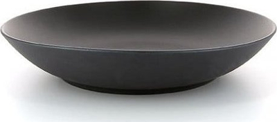 Pjatë e thellë Revol Equinoxe, porcelan 24cm, stil gize, e zezë