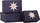 Set kuti dhuratash HZ8833-2, 3 në 1, me yje, blu e errët