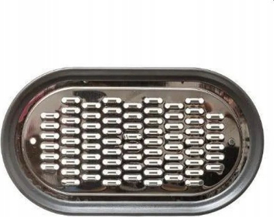 Rrallë çeliku Five, me kuti mbledhëse, material inox, e zezë