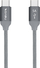 Kabllo USB-C në USB-C Nevox 1654, 2 m, 100W, gri argjendtë