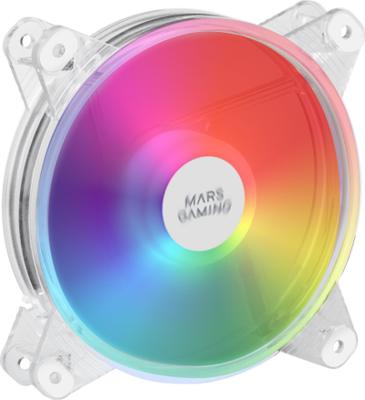 Ладилник за нотбук Mars Gaming MFD RGB, вентилатор 12 cm, ARGB, црн