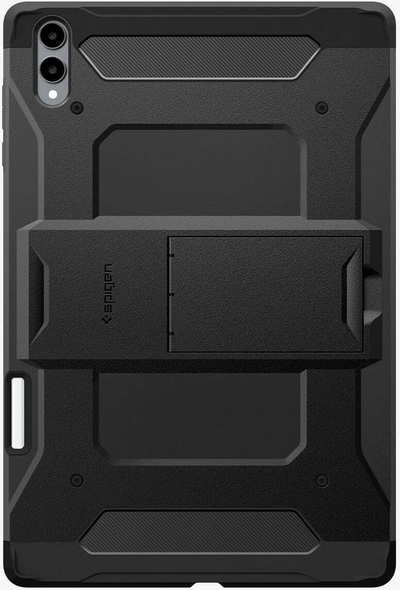 Mbulesë tablet Spigen Tough Armor Pro, Samsung Galaxy Tab S11 Ultra 14.6", mbrojtje kundër goditjeve, e zezë