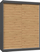 Dolap rrobesh Topeshop IGA 160 cm, dyer rrëshqitëse, antracit dushk Artisan