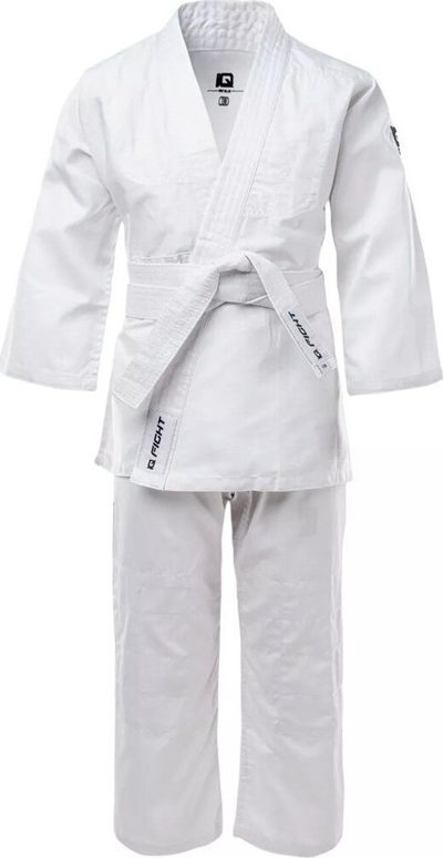 Kimono karate për kalama IQ Cross The Line Kimiasi 1.0 Jr, pambuk 100%, e bardhë