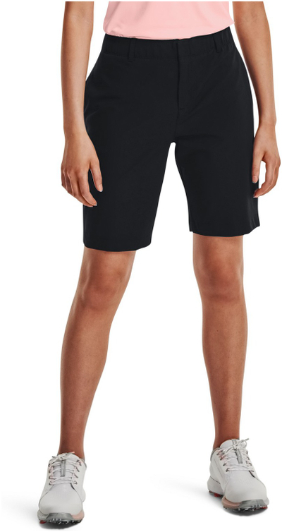 Pantallona të shkurtra golfi Under Armour Links, për goca, poliester elastan, të zeza