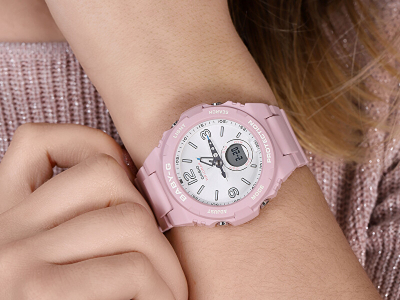 Orë për femra Casio, rozë