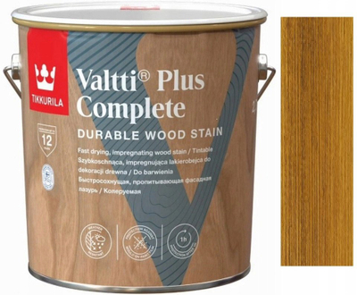 Lak druri Tikkurila Valtti Plus Complete, 2.5L, Golden Oak