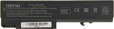 Bateri laptopi Mitsu për HP 6530b 6735b 6930p, 4400 mAh, 10.8 V, e zezë