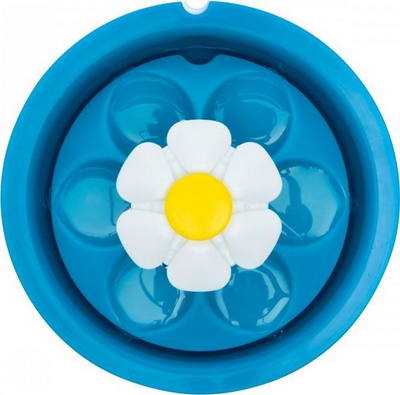 Burim uji për mace Catit Flower Fountain, 3L, dritë LED, blu e bardhë