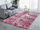 Tapet Strado Ombre Shaggy, 120x170 cm, push i gjatë, i kuq
