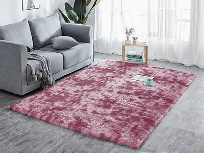 Tapet Strado Ombre Shaggy, 120x170 cm, push i gjatë, i kuq