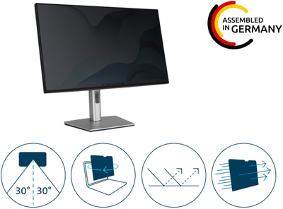 Filtër privatësie për monitor Kensington EQ, 21.5", 16:9, i zi