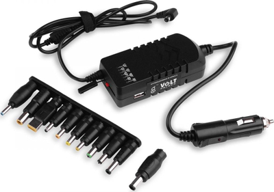 Adaptor rryme për laptop Volt 90W, 7A, 24V, i zi