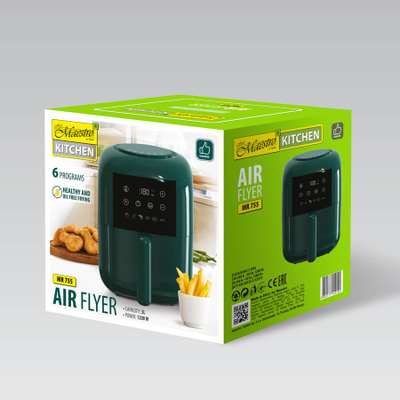 Fritezë me ajër të nxehtë Feel Maestro MR-755, 3L, 1200W, jeshile