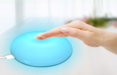 Karikues wireless Remax RL-LT11 Jellyfish, 10W, me dritë dekori, i bardhë
