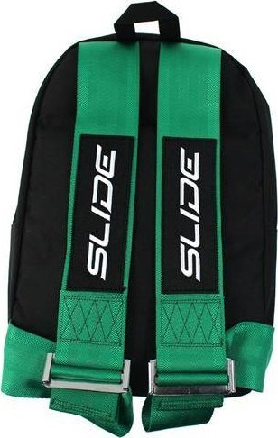 Ранец Slide Backpack Green Straps, преграда за лаптоп, зелена
