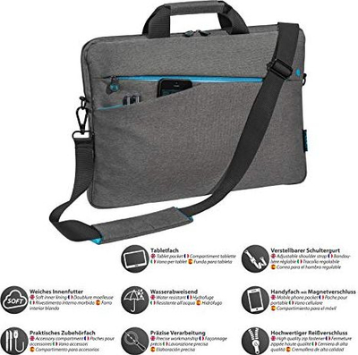 Çantë laptopi Pedea, 13.3\", gri